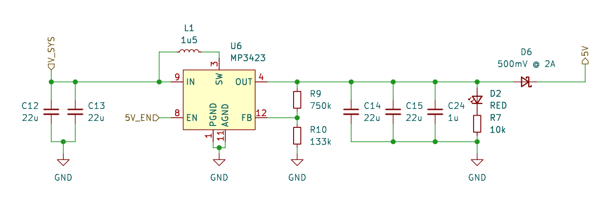 MPS3423 application schematic