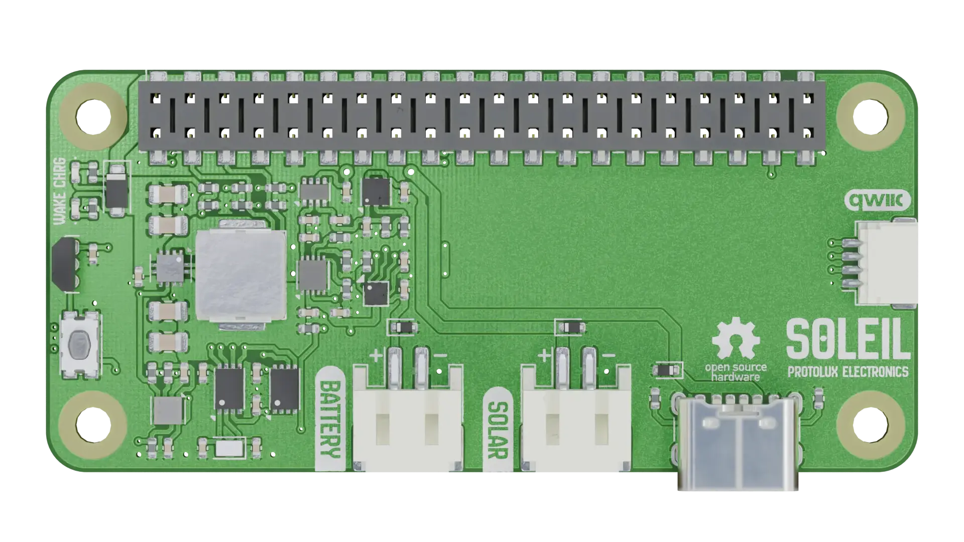 rendering of Soleil circuit board